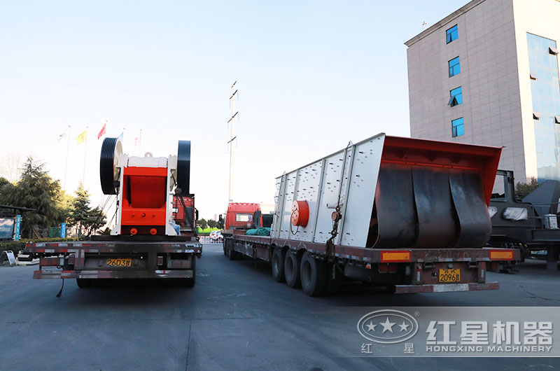 全套石子加工設備發(fā)貨