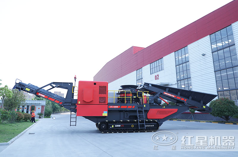 履帶式移動粉碎機圖片