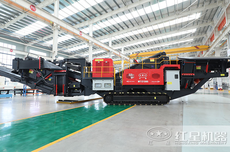 履帶移動式建筑垃圾破碎站圖片