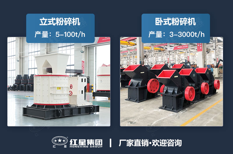 立式粉碎機和臥式粉碎機