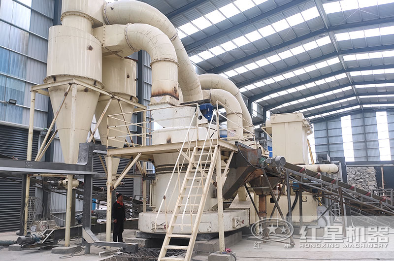 超細磨粉機工作現場圖片