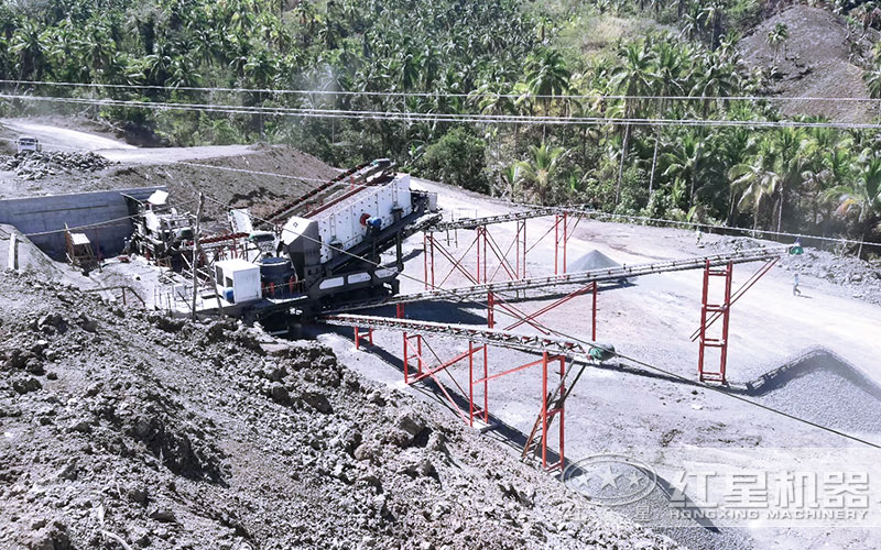 移動花崗巖破碎生產線