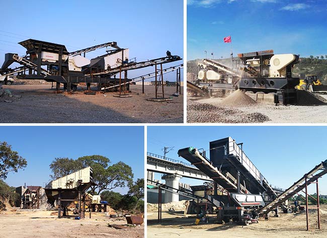 流動(dòng)碎石機(jī)作業(yè)現(xiàn)場(chǎng)拍攝