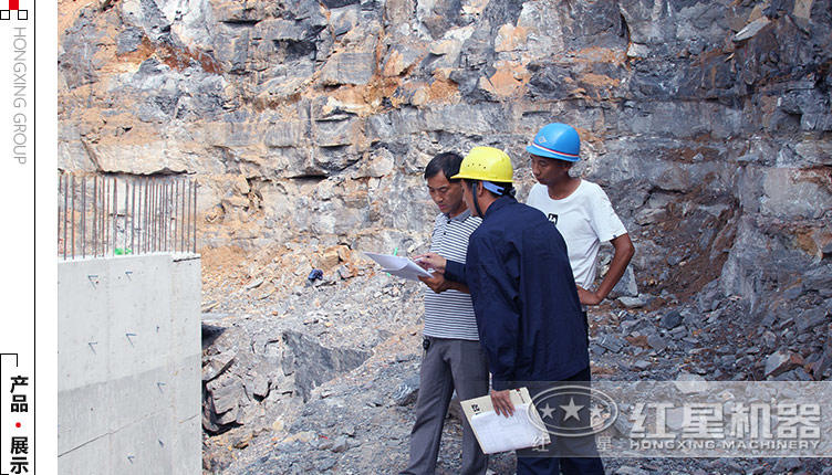 建筑垃圾破碎機安裝現場