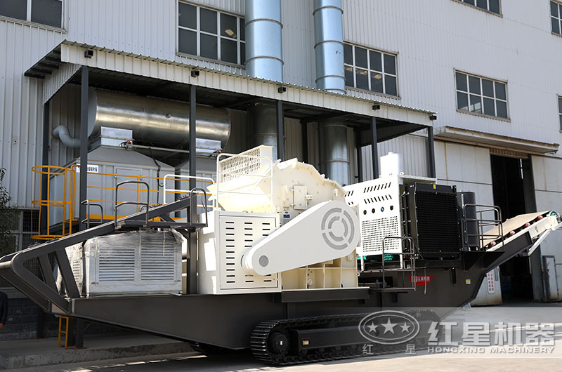 適合夜間作業(yè)的移動細碎機，破碎比大