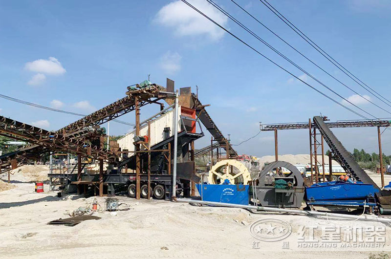 時產(chǎn)500噸的水洗沙生產(chǎn)線需要配備哪些水洗沙機(jī)器？