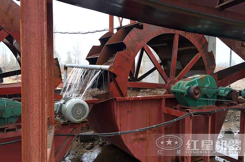 山東淄博洗沙現場