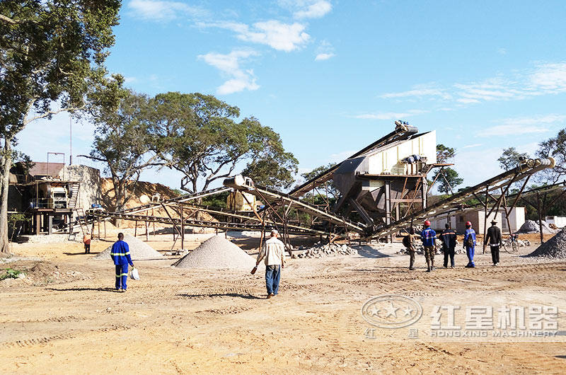處理花崗巖邊角料用哪種破碎設備？有沒有生產視頻？